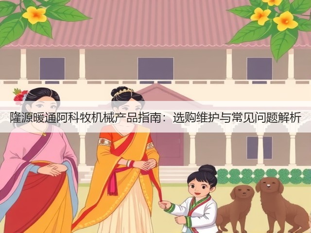 隆源暖通阿科牧机械产品指南:选购维护与常见问题解析 隆源暖通阿科牧机械产品指南:选购维护与常见问题解析
