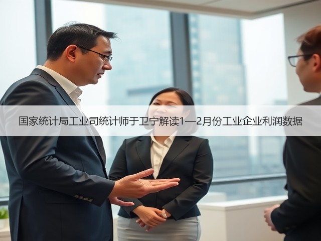 国家统计局工业司统计师于卫宁解读1—2月份工业企业利润数据 国家统计局工业司统计师于卫宁解读1—2月份工业企业利润数据