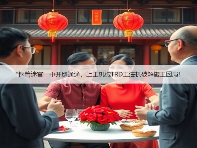 “钢管迷宫”中开辟通途,上工机械TRD工法机破解施工困局! “钢管迷宫”中开辟通途,上工机械TRD工法机破解施工困局!