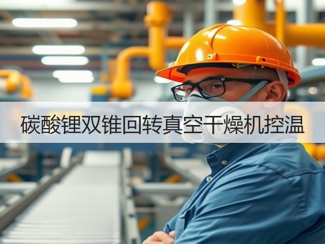 碳酸锂双锥回转真空干燥机控温