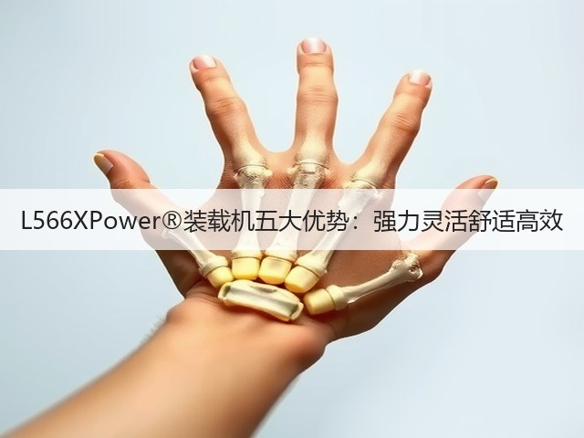 L566XPower®装载机五大优势：强力灵活舒适高效