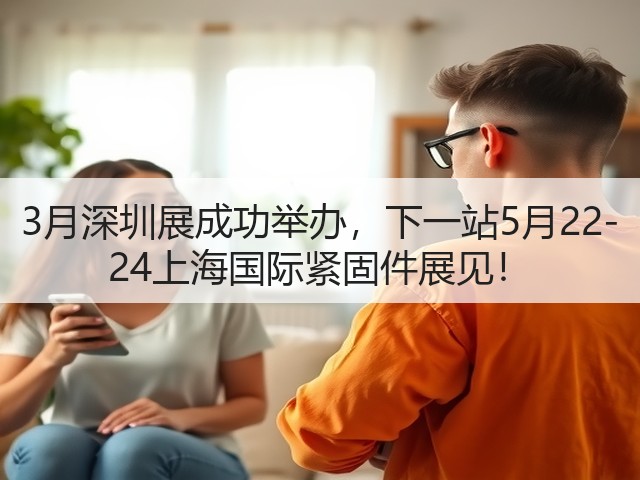 3月深圳展成功举办,下一站5月22-24上海国际紧固件展见! 3月深圳展成功举办,下一站5月22-24上海国际紧固件展见!