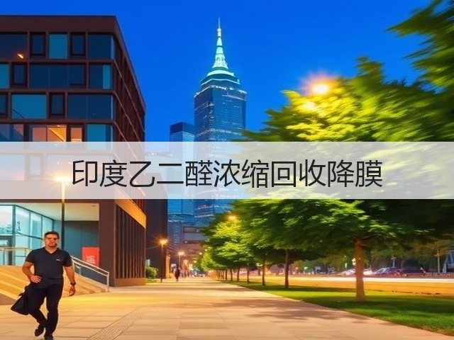 印度乙二醛浓缩回收降膜