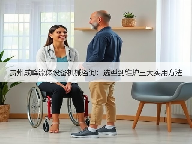 贵州成峰流体设备机械咨询:选型到维护三大实用方法 贵州成峰流体设备机械咨询:选型到维护三大实用方法