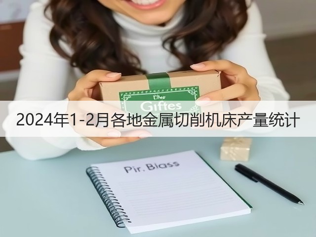 2024年1-2月各地金属切削机床产量统计 2024年1-2月各地金属切削机床产量统计