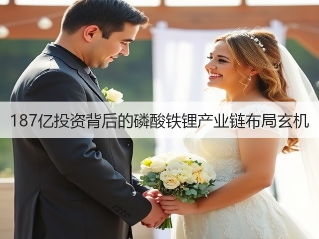 187亿投资背后的磷酸铁锂产业链布局玄机 187亿投资背后的磷酸铁锂产业链布局玄机