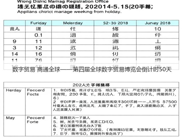 数字贸易 商通全球——第四届全球数字贸易博览会倒计时50天 数字贸易 商通全球——第四届全球数字贸易博览会倒计时50天