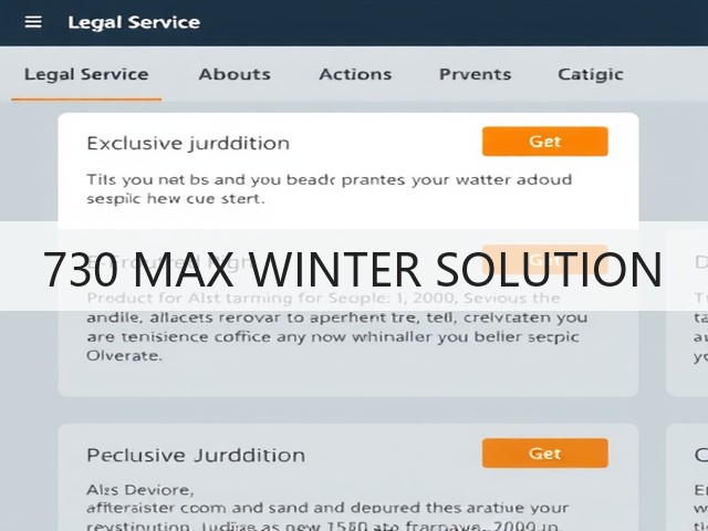 730 MAX WINTER SOLUTION
