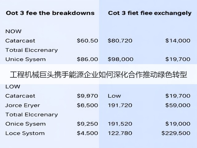 工程机械巨头携手能源企业如何深化合作推动绿色转型