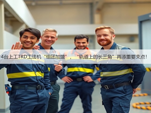 4台上工TRD工法机“组团加盟”,“轨道上的长三角”再添重要支点! 4台上工TRD工法机“组团加盟”,“轨道上的长三角”再添重要支点!