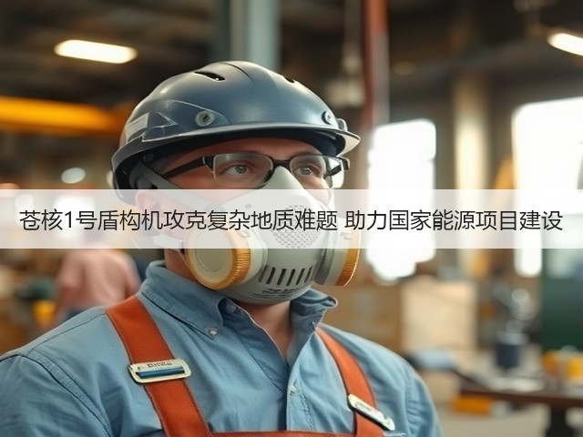 苍核1号盾构机攻克复杂地质难题 助力国家能源项目建设