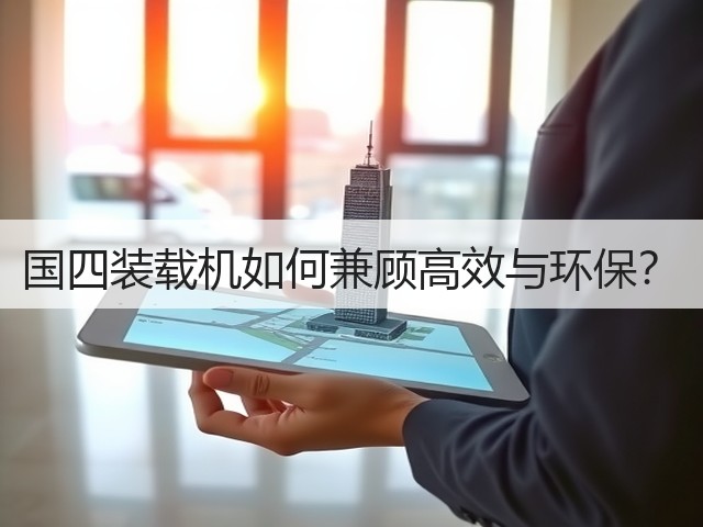 国四装载机如何兼顾高效与环保? 国四装载机如何兼顾高效与环保?