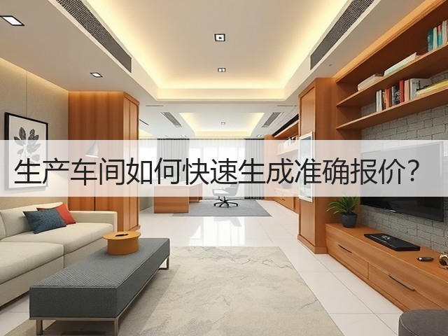 生产车间如何快速生成准确报价? 生产车间如何快速生成准确报价?