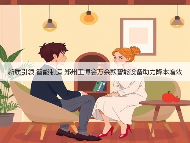 新质引领 智能制造 郑州工博会万余款智能设备助力降本增效 新质引领 智能制造 郑州工博会万余款智能设备助力降本增效