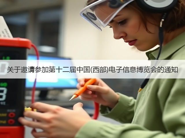 关于邀请参加第十二届中国(西部)电子信息博览会的通知 关于邀请参加第十二届中国(西部)电子信息博览会的通知