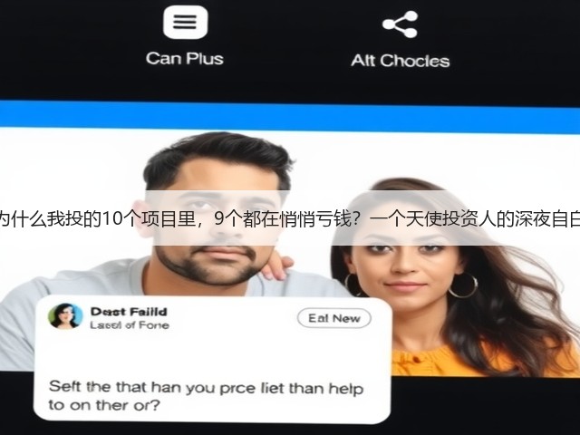 为什么我投的10个项目里,9个都在悄悄亏钱?一个天使投资人的深夜自白 为什么我投的10个项目里,9个都在悄悄亏钱?一个天使投资人的深夜自白