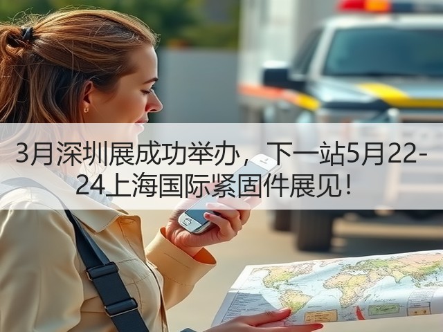 3月深圳展成功举办,下一站5月22-24上海国际紧固件展见! 3月深圳展成功举办,下一站5月22-24上海国际紧固件展见!