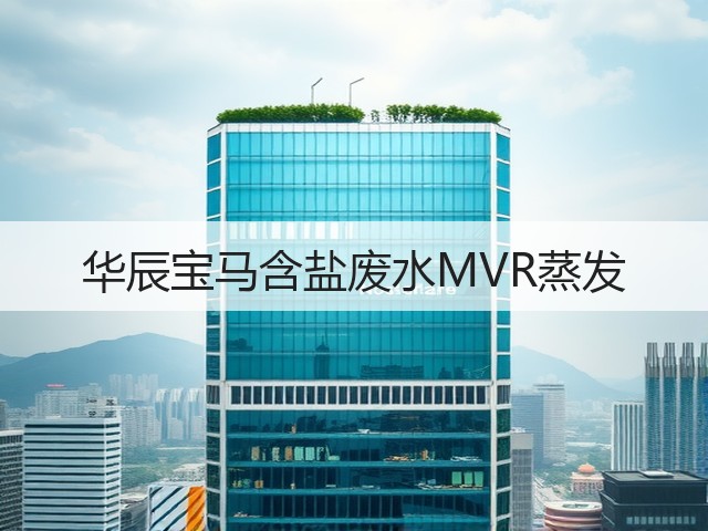 华辰宝马含盐废水MVR蒸发 华辰宝马含盐废水MVR蒸发