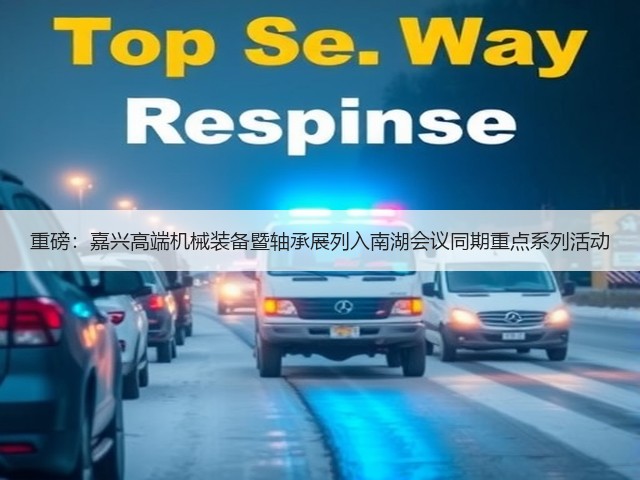重磅：嘉兴高端机械装备暨轴承展列入南湖会议同期重点系列活动