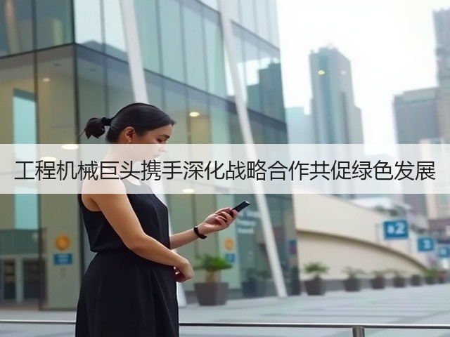 工程机械巨头携手深化战略合作共促绿色发展 工程机械巨头携手深化战略合作共促绿色发展