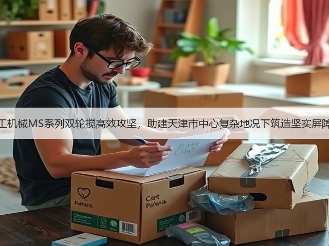 上工机械MS系列双轮搅高效攻坚，助建天津市中心复杂地况下筑造坚实屏障！