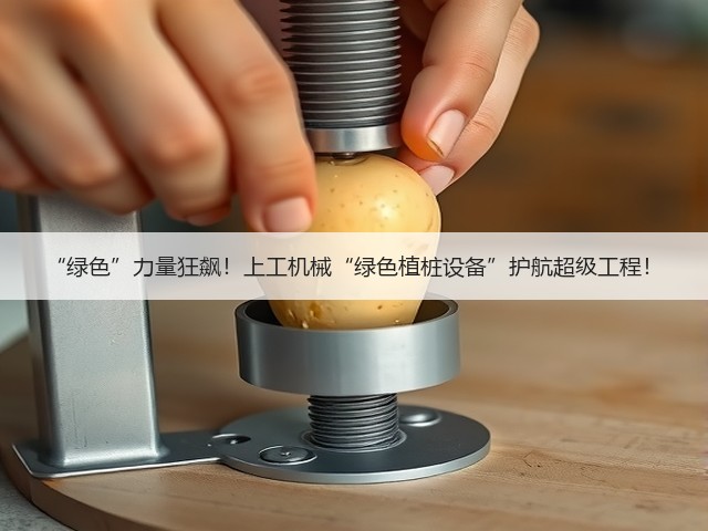 “绿色”力量狂飙！上工机械“绿色植桩设备”护航超级工程！