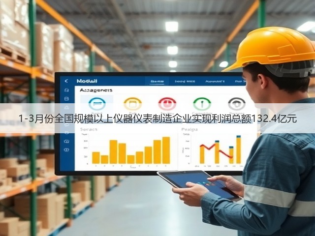 1-3月份全国规模以上仪器仪表制造企业实现利润总额132.4亿元