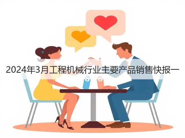 2024年3月工程机械行业主要产品销售快报一