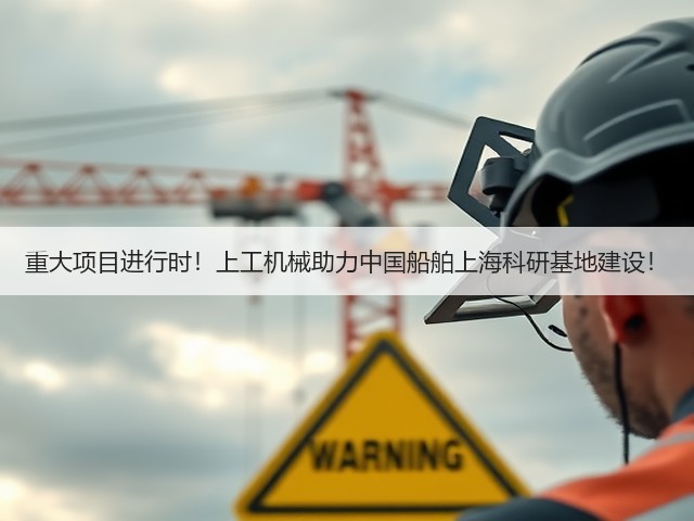 重大项目进行时!上工机械助力中国船舶上海科研基地建设! 重大项目进行时!上工机械助力中国船舶上海科研基地建设!