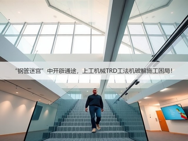 “钢管迷宫”中开辟通途,上工机械TRD工法机破解施工困局! “钢管迷宫”中开辟通途,上工机械TRD工法机破解施工困局!