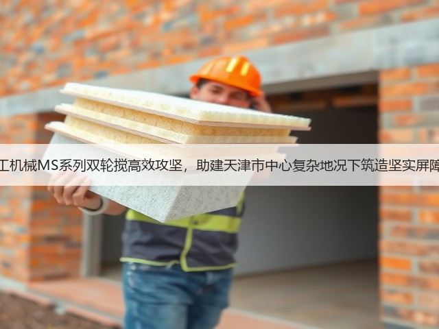 上工机械MS系列双轮搅高效攻坚,助建天津市中心复杂地况下筑造坚实屏障! 上工机械MS系列双轮搅高效攻坚,助建天津市中心复杂地况下筑造坚实屏障!