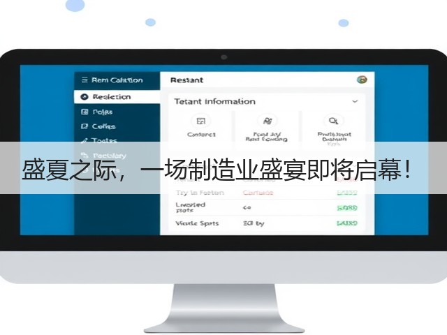 盛夏之际,一场制造业盛宴即将启幕! 盛夏之际,一场制造业盛宴即将启幕!
