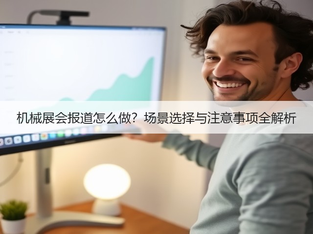 机械展会报道怎么做？场景选择与注意事项全解析