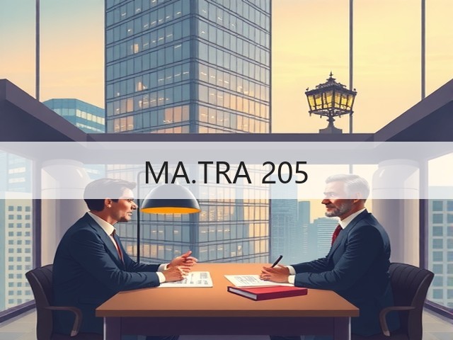 MA.TRA 205 MA.TRA 205