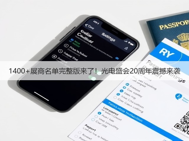 1400+展商名单完整版来了!光电盛会20周年震撼来袭 1400+展商名单完整版来了!光电盛会20周年震撼来袭