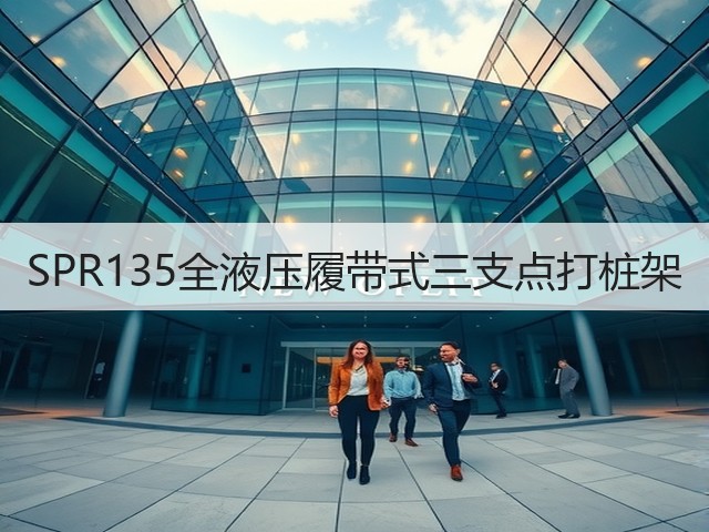 SPR135全液压履带式三支点打桩架 SPR135全液压履带式三支点打桩架