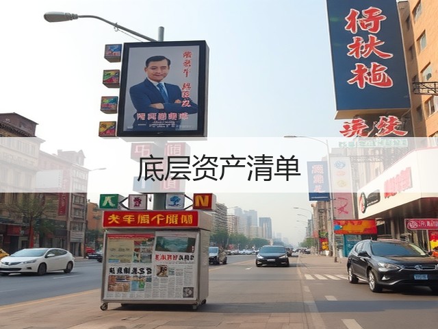 底层资产清单