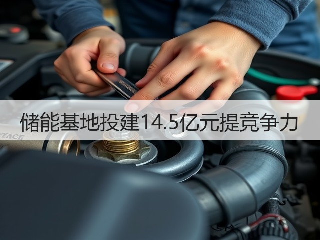 储能基地投建14.5亿元提竞争力