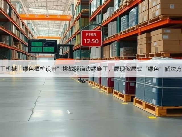 上工机械“绿色植桩设备”挑战隧道边缘施工,展现破局式“绿色”解决方案 上工机械“绿色植桩设备”挑战隧道边缘施工,展现破局式“绿色”解决方案