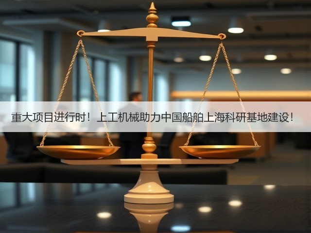 重大项目进行时!上工机械助力中国船舶上海科研基地建设! 重大项目进行时!上工机械助力中国船舶上海科研基地建设!