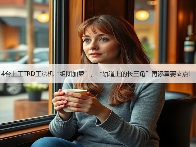 4台上工TRD工法机“组团加盟”，“轨道上的长三角”再添重要支点！