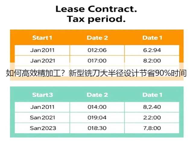 如何高效精加工?新型铣刀大半径设计节省90%时间 如何高效精加工?新型铣刀大半径设计节省90%时间