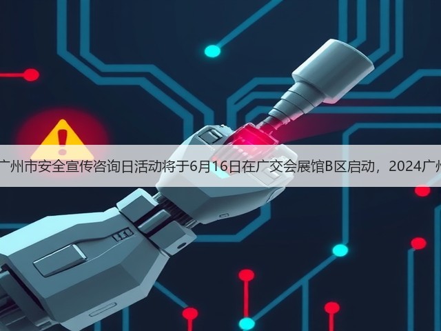 2024年广东省、广州市安全宣传咨询日活动将于6月16日在广交会展馆B区启动，2024广州应博会同期开幕