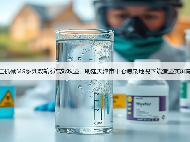 上工机械MS系列双轮搅高效攻坚,助建天津市中心复杂地况下筑造坚实屏障! 上工机械MS系列双轮搅高效攻坚,助建天津市中心复杂地况下筑造坚实屏障!