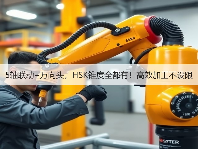 5轴联动+万向头,HSK锥度全都有!高效加工不设限 5轴联动+万向头,HSK锥度全都有!高效加工不设限