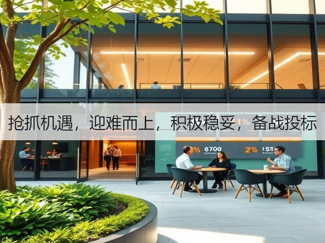 抢抓机遇,迎难而上,积极稳妥,备战投标 抢抓机遇,迎难而上,积极稳妥,备战投标