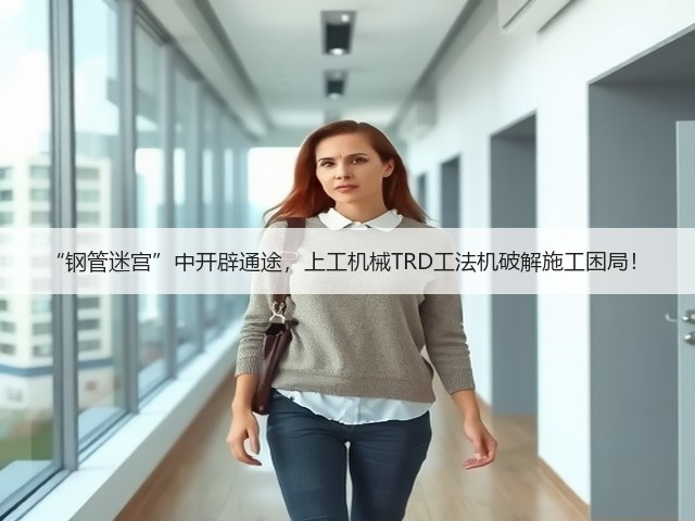 “钢管迷宫”中开辟通途,上工机械TRD工法机破解施工困局! “钢管迷宫”中开辟通途,上工机械TRD工法机破解施工困局!