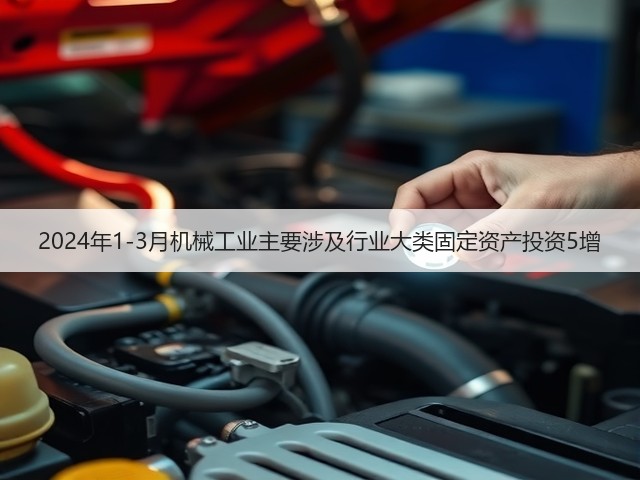 2024年1-3月机械工业主要涉及行业大类固定资产投资5增 2024年1-3月机械工业主要涉及行业大类固定资产投资5增