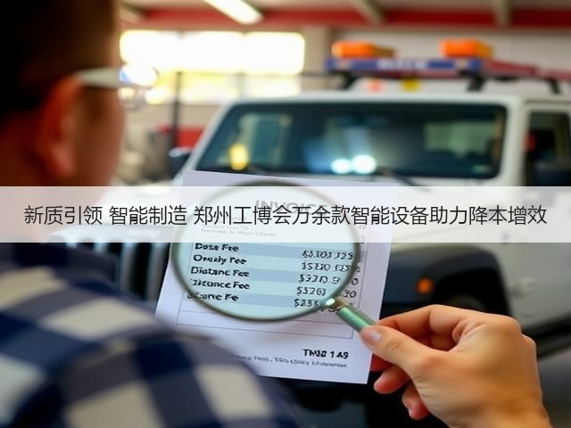 新质引领 智能制造 郑州工博会万余款智能设备助力降本增效 新质引领 智能制造 郑州工博会万余款智能设备助力降本增效
