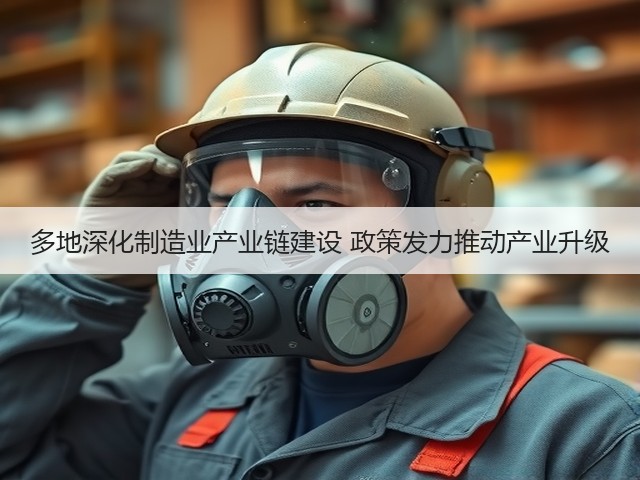 多地深化制造业产业链建设 政策发力推动产业升级 多地深化制造业产业链建设 政策发力推动产业升级